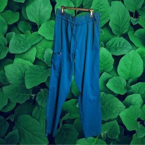 5 for $25🔥Cherokee‎ Teal Blue Scrub Pants Tall Large
